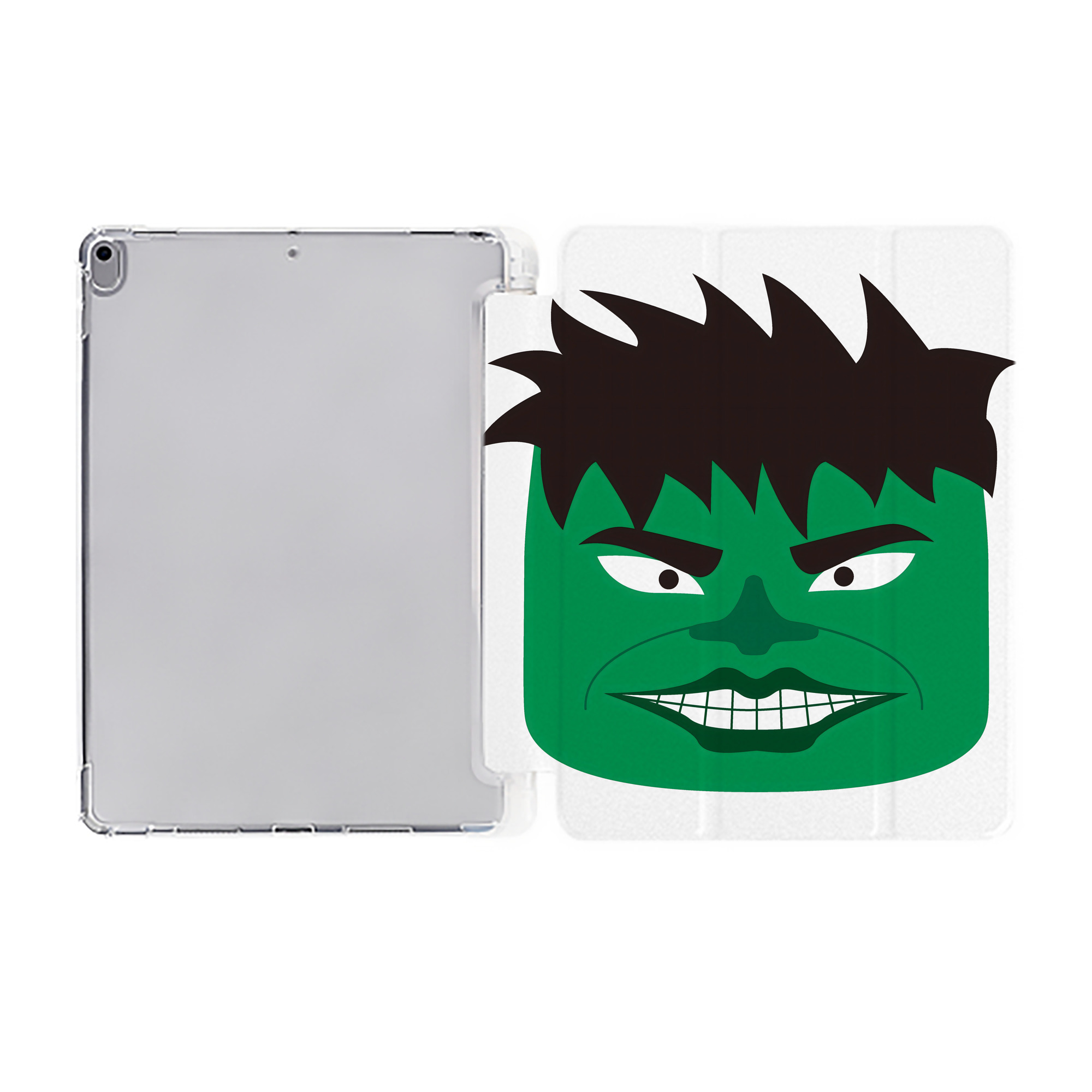 （画像用） アベンジャーズ The Avengers IPad ケース ペン収納付き 三つ折りスタンド PUレザー×シリコン 対応機種9.5/10.5/10.9インチ